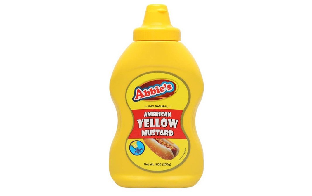 Abbie's American Yellow Mustard    Bottle  255 grams